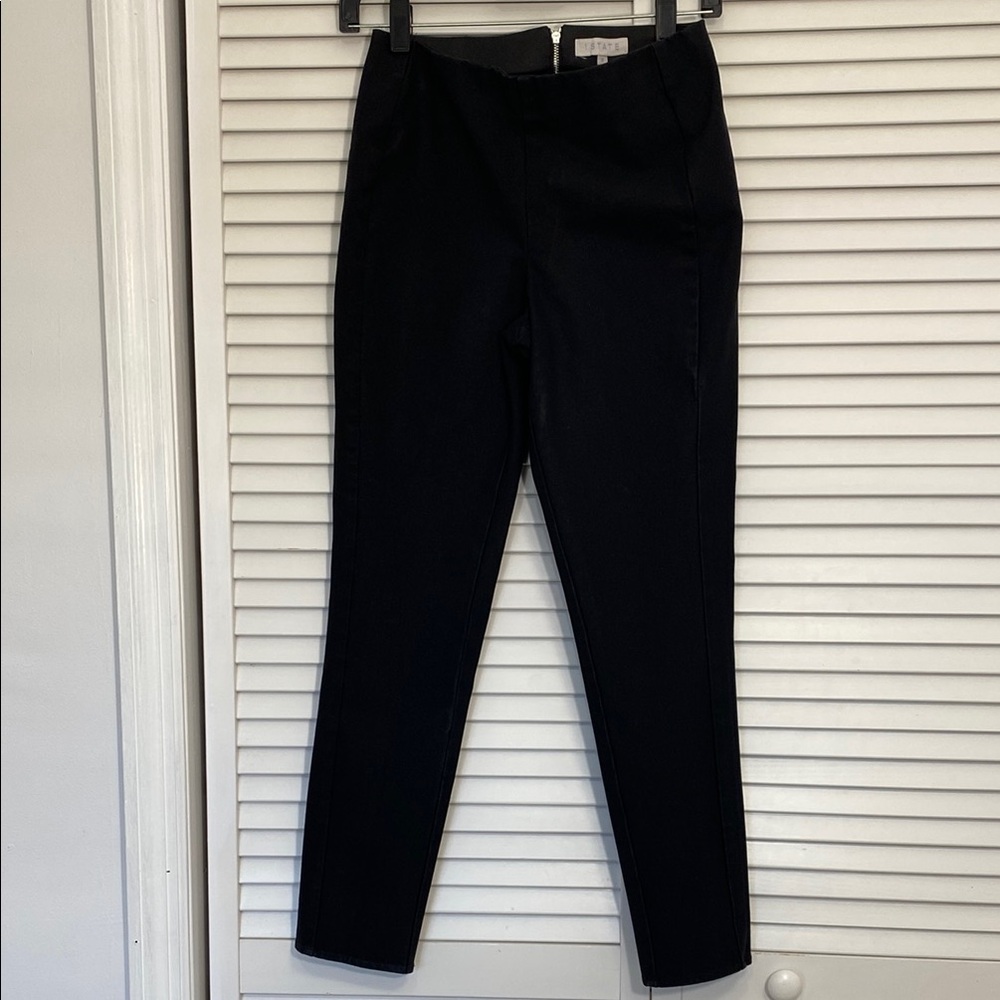 1. State Midnight Black Trousers